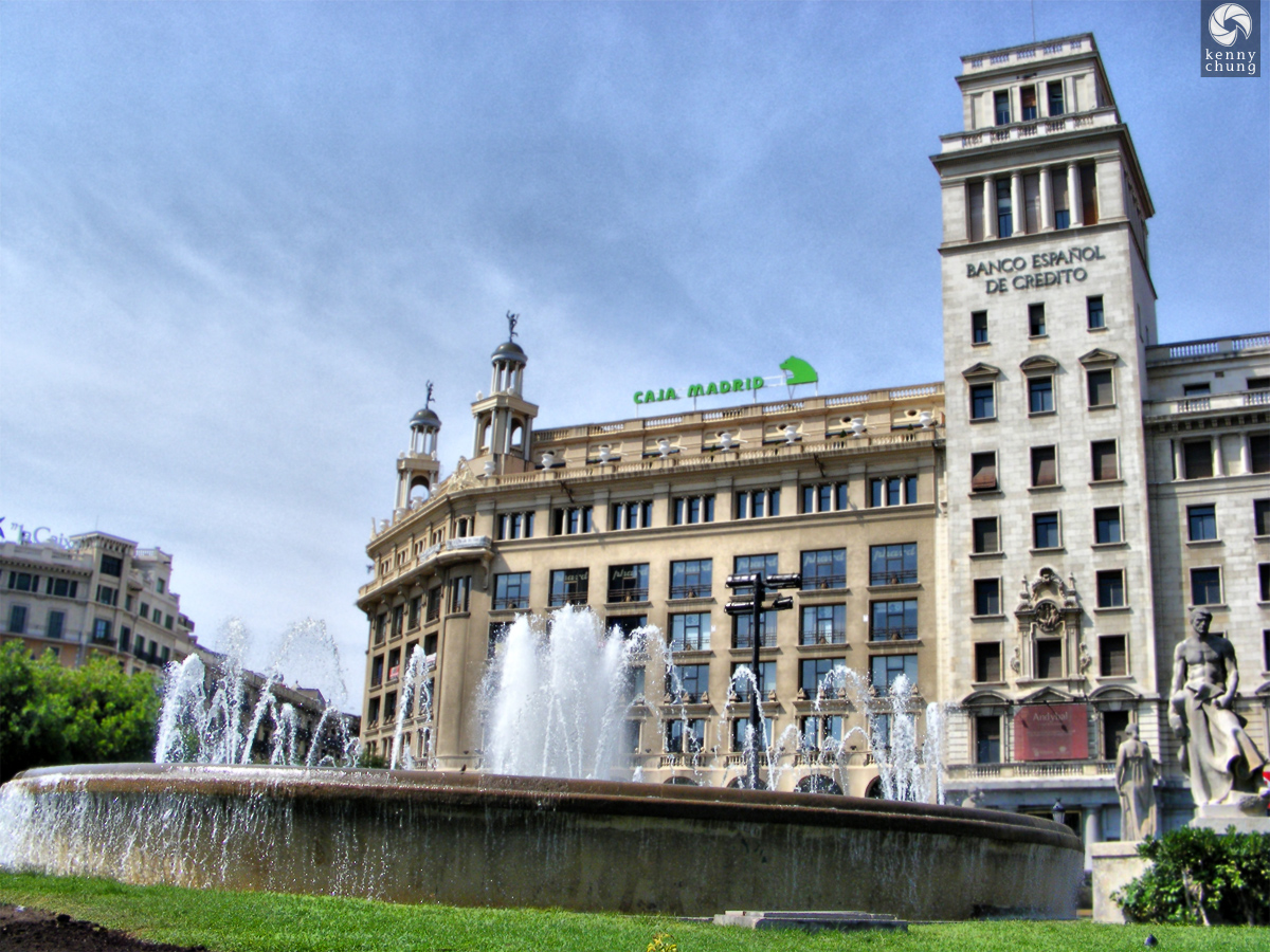 Plaça de Catalunya Fountain