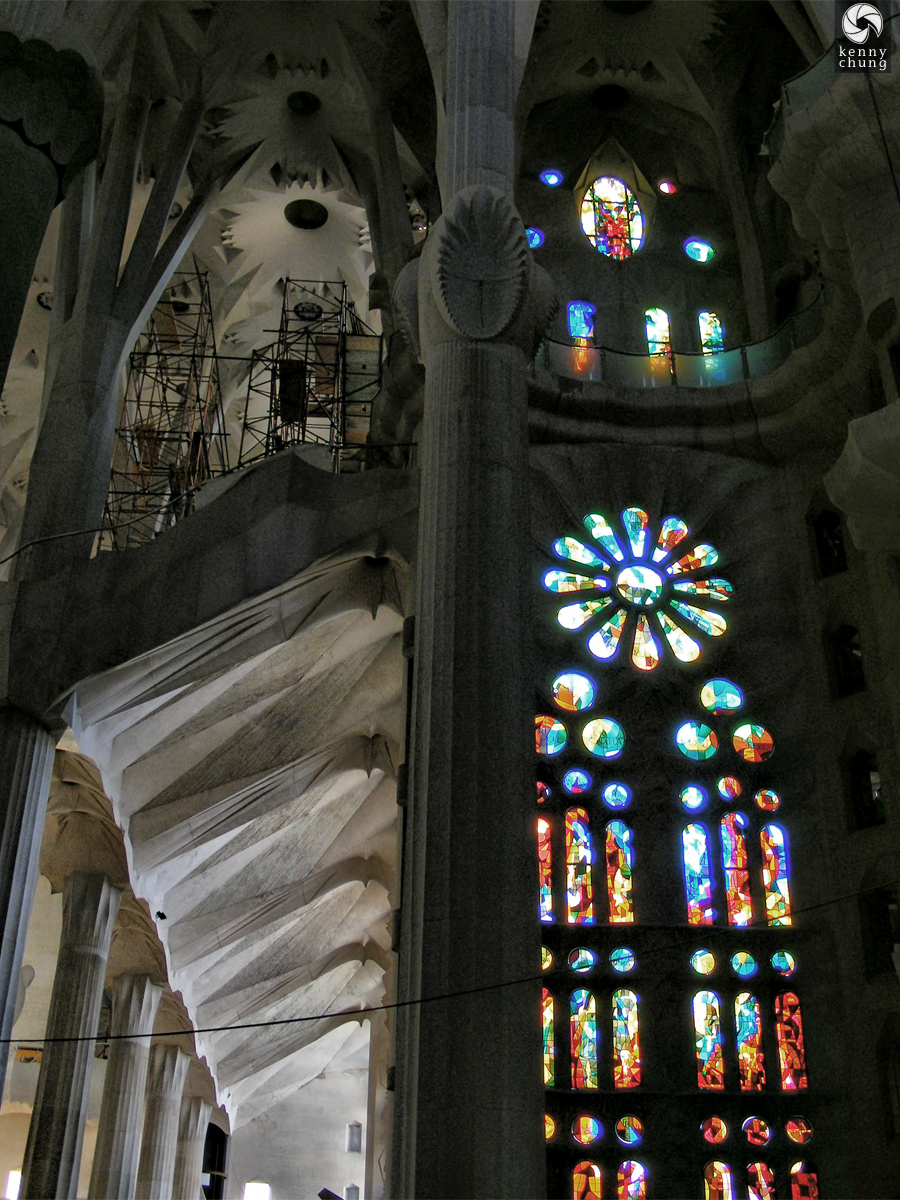 Glasswork of Sagrada Família