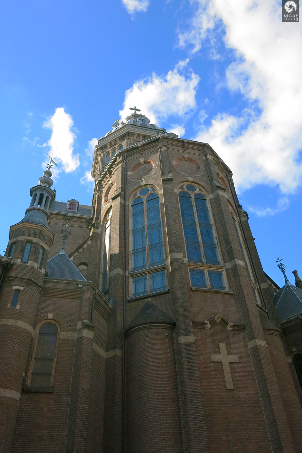 A church tower in Amsterdam