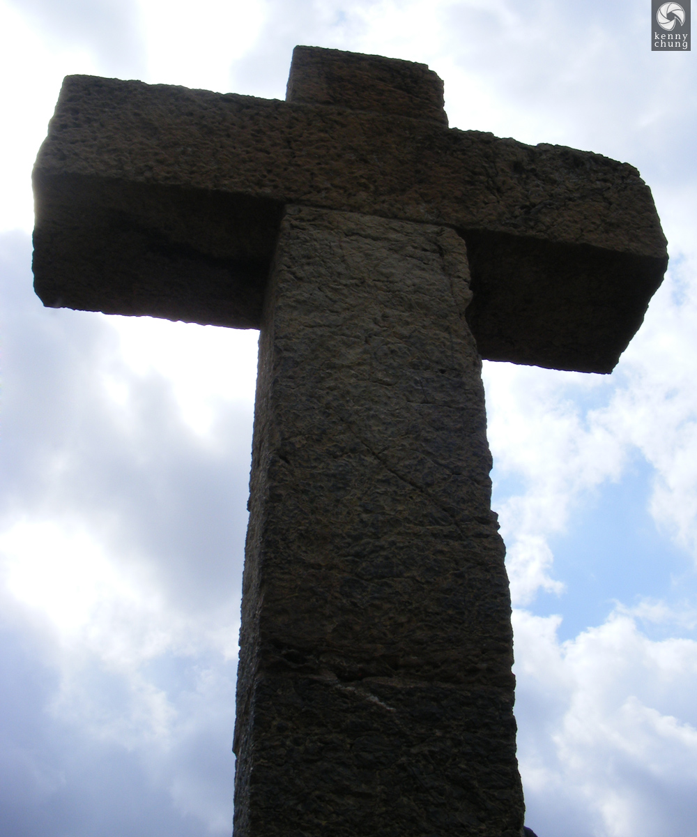 Big cross on top of Park Güell