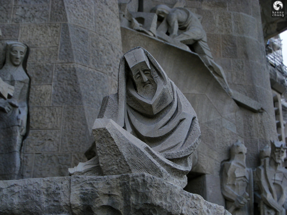 Sagrada Família Sad Statue