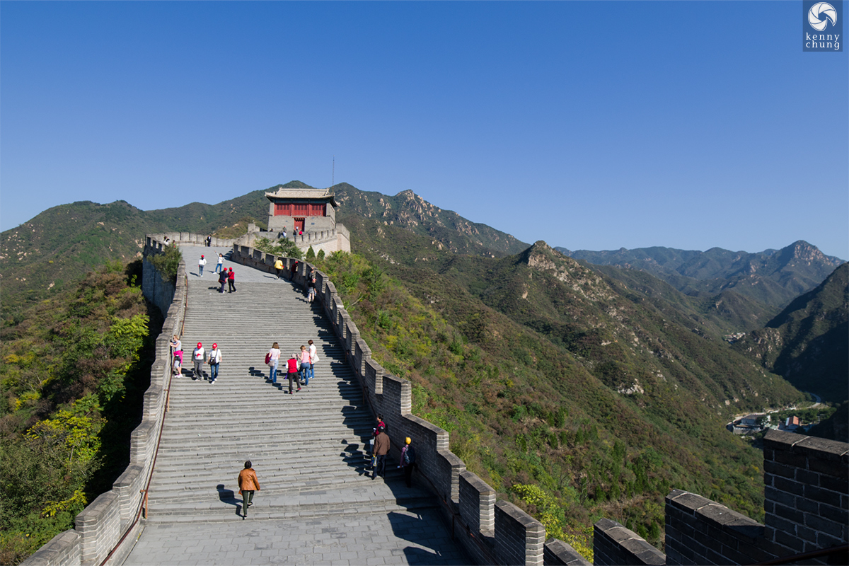 Steps at the Great Wall of China