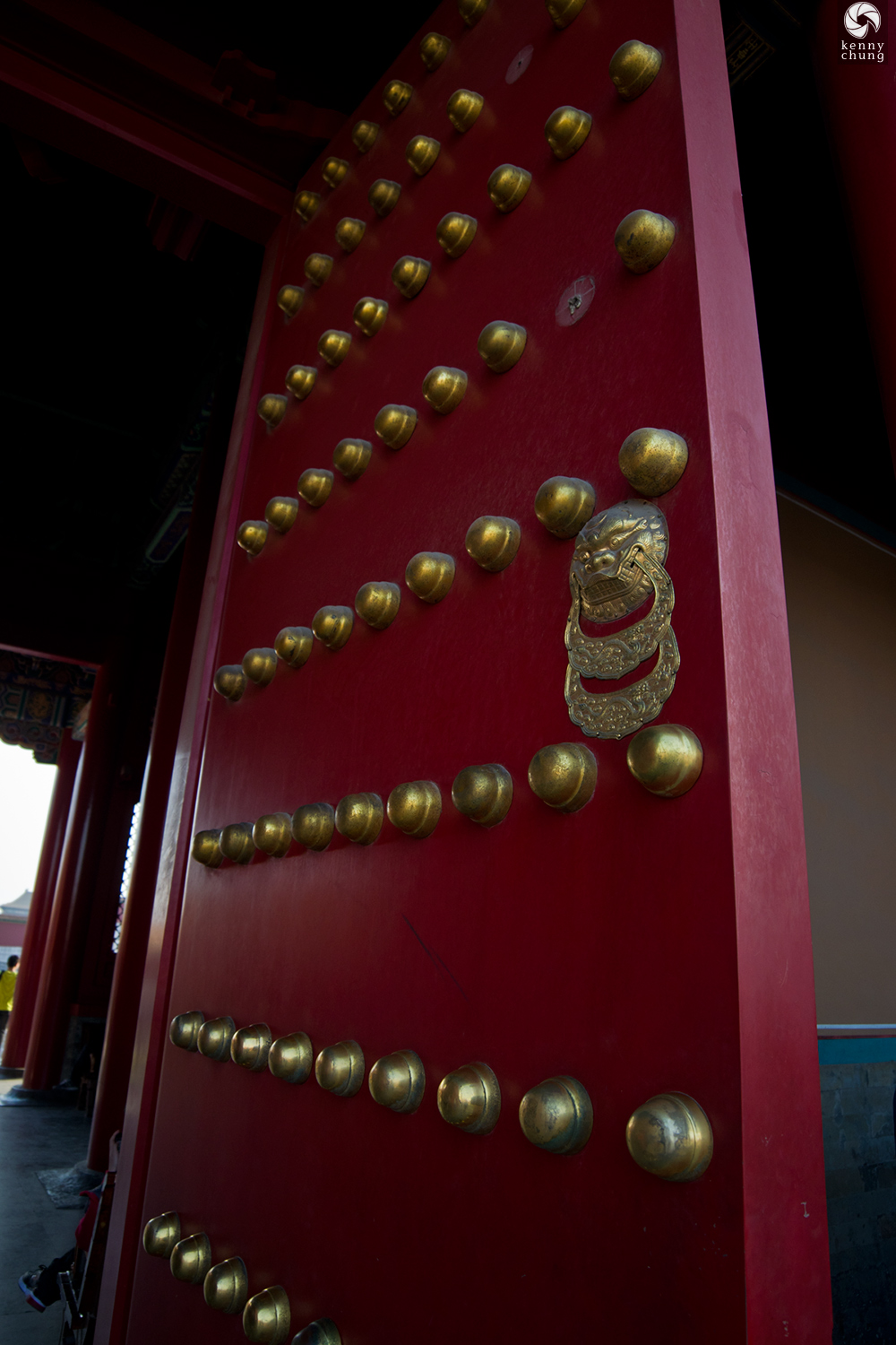 Red door at the Forbidden City, Beijing
