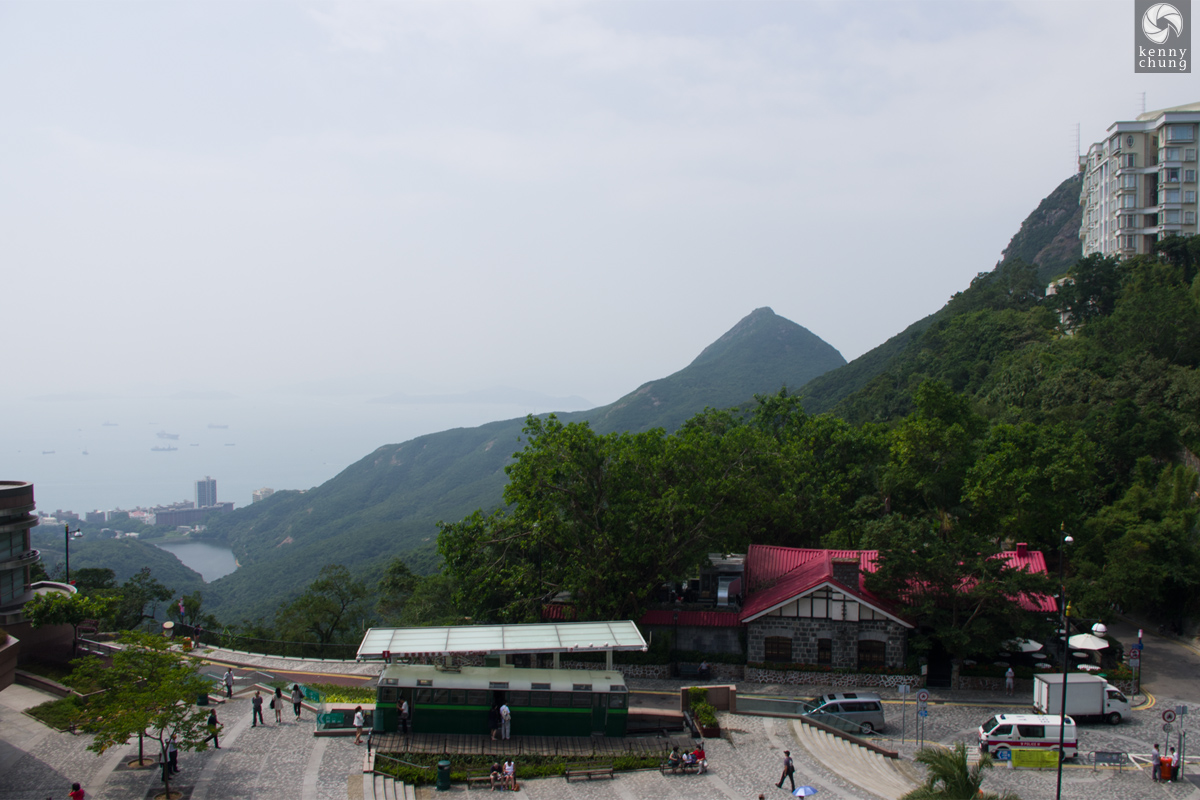 Lung Fu Shan Country Park as seen from Victoria Peak, Hong Kong