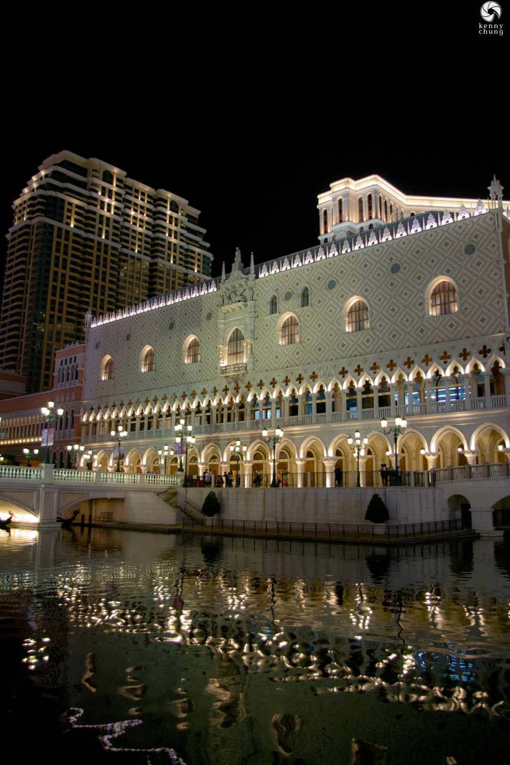 The entrance hall of The Venetian casino in Macau