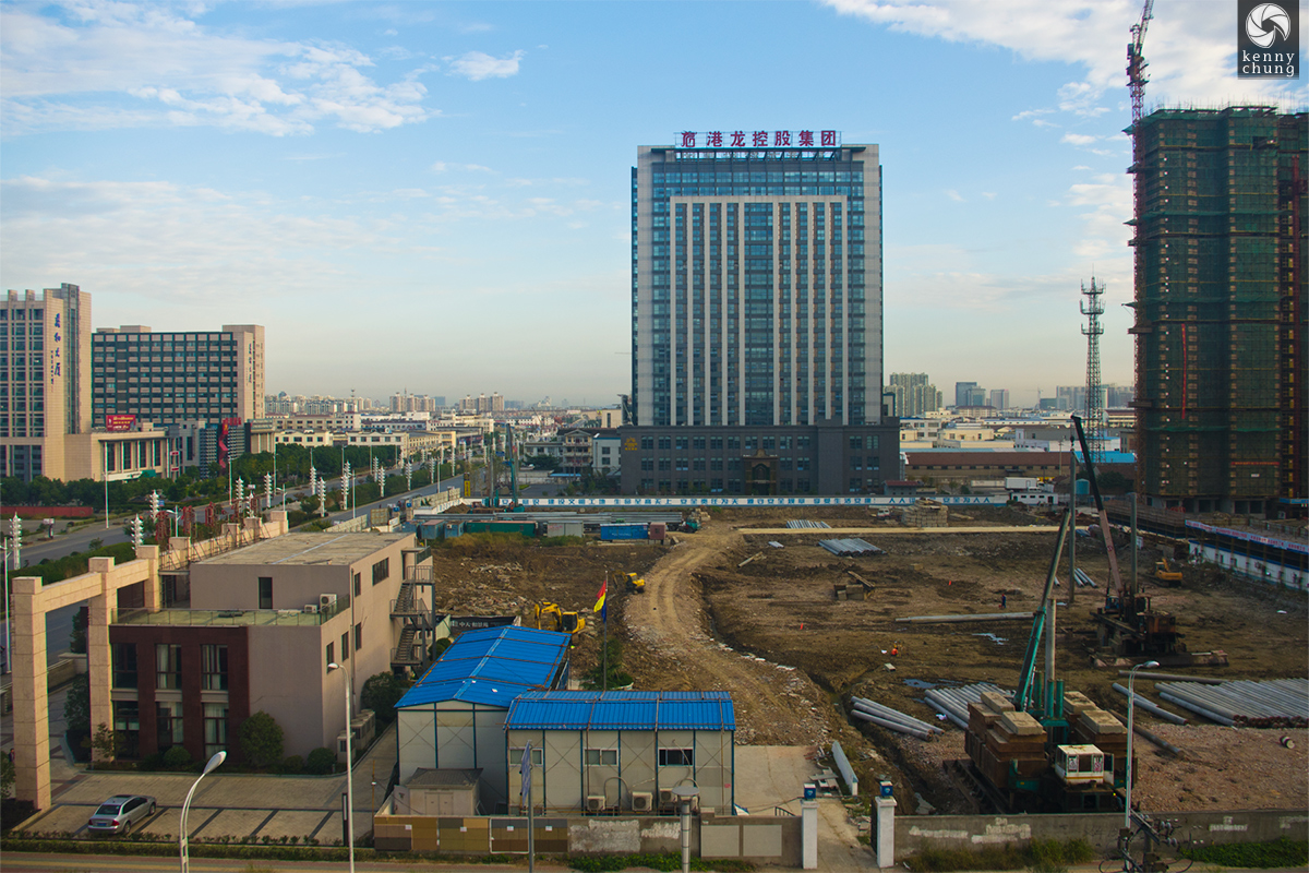 Construction site in China