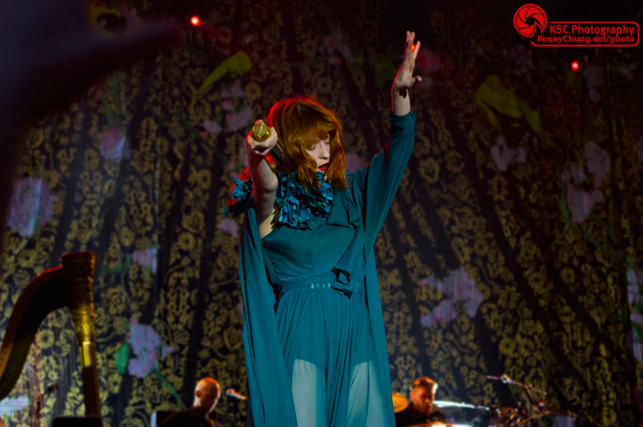 Florence + The Machine performing the song Howl at Central Park Summerstage