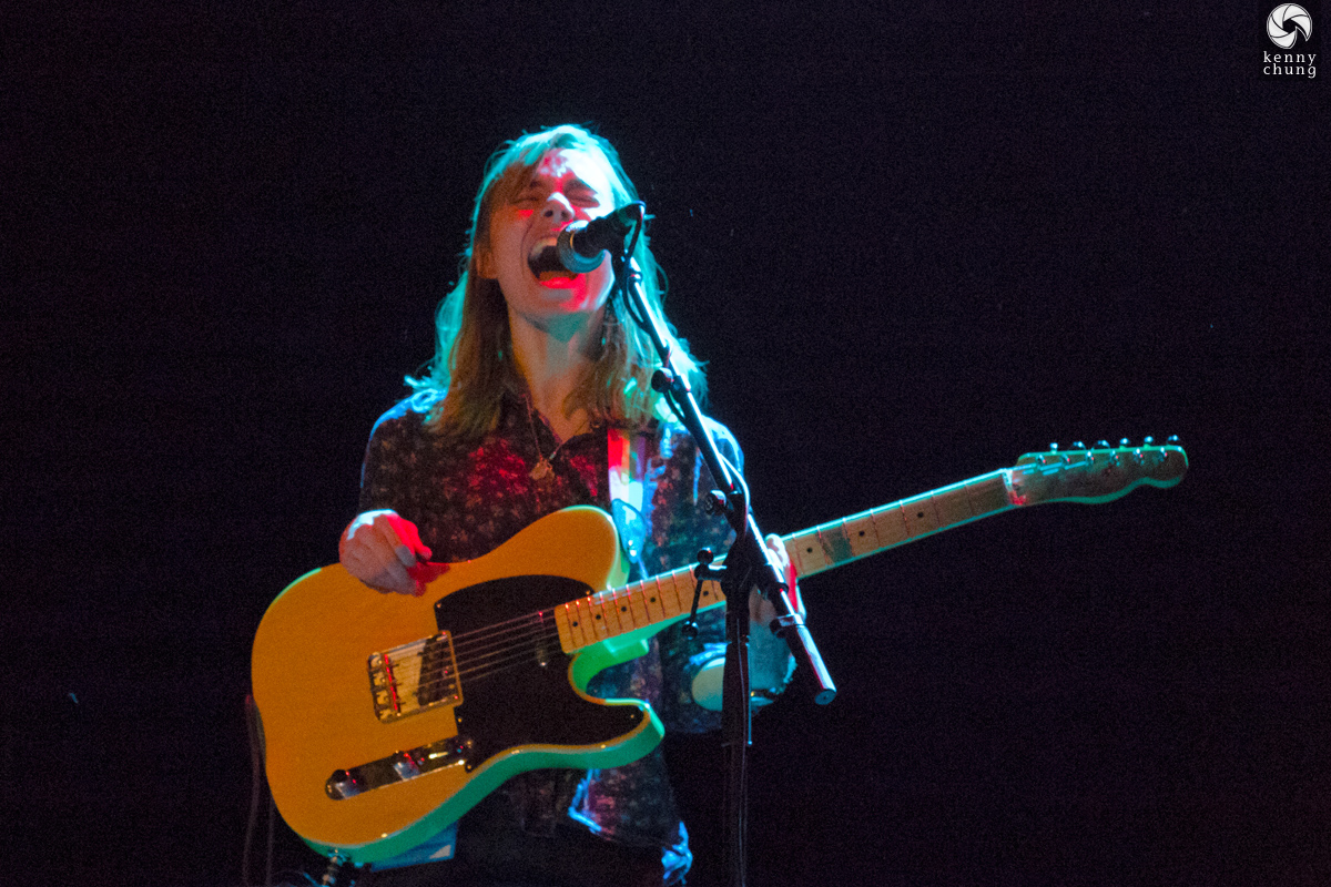 Julien Baker on stage at the Bowery Ballroom in NYC