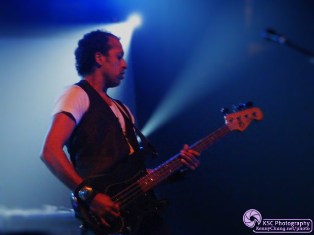 Josh Winstead with his Fender P Bass