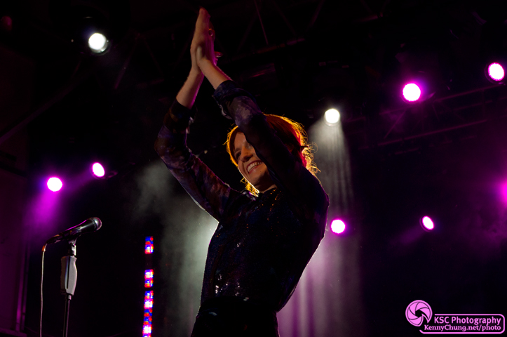 Florence and the Machine on stage at Creators Project in Brooklyn