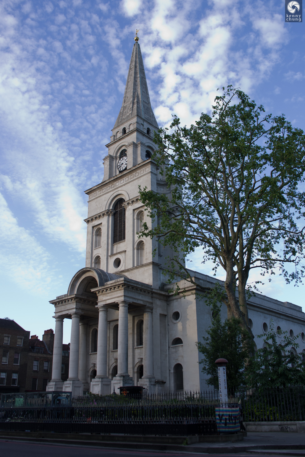 Christ's Church on Commercial Street in Spitalfields