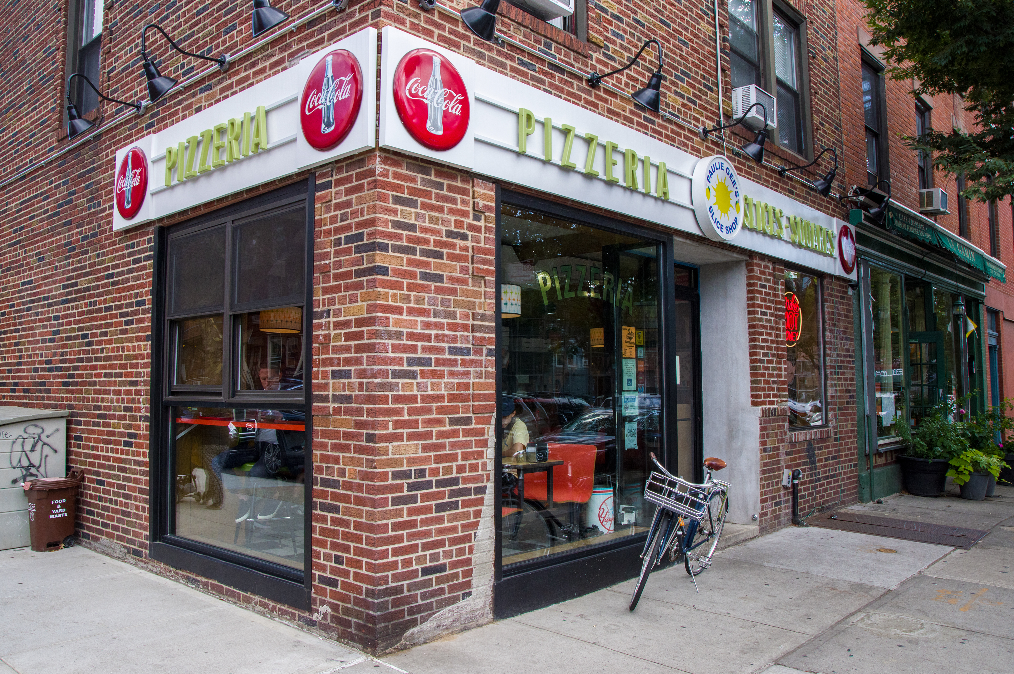 Paulie Gee's Slice Shop store front in Greenpoint, Brooklyn NY