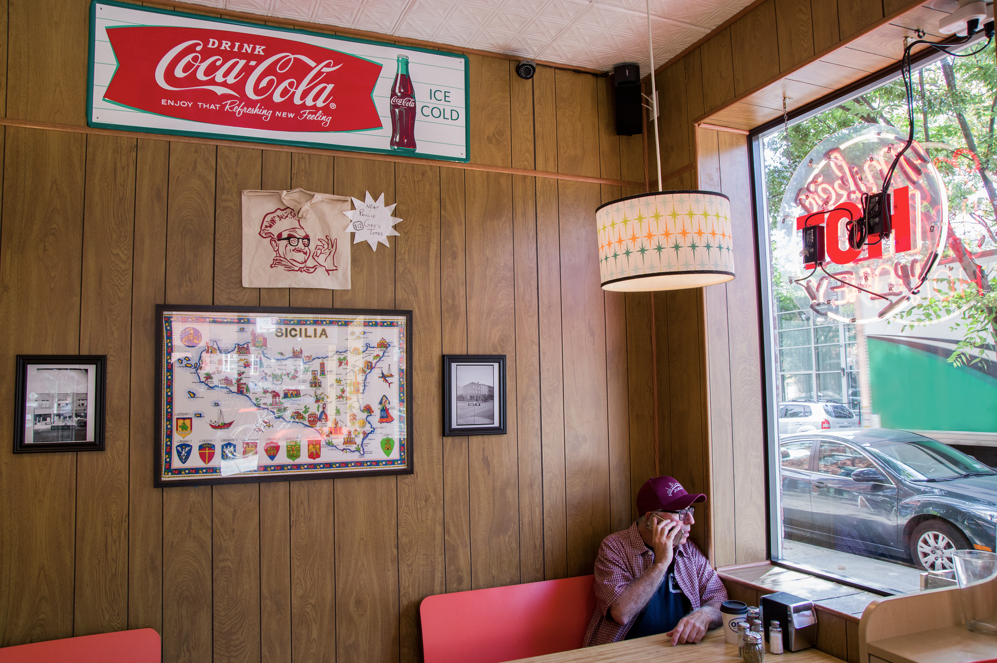 Paulie Giannone at Paulie Gee's Slice Shop in Greenpoint, Brooklyn NY