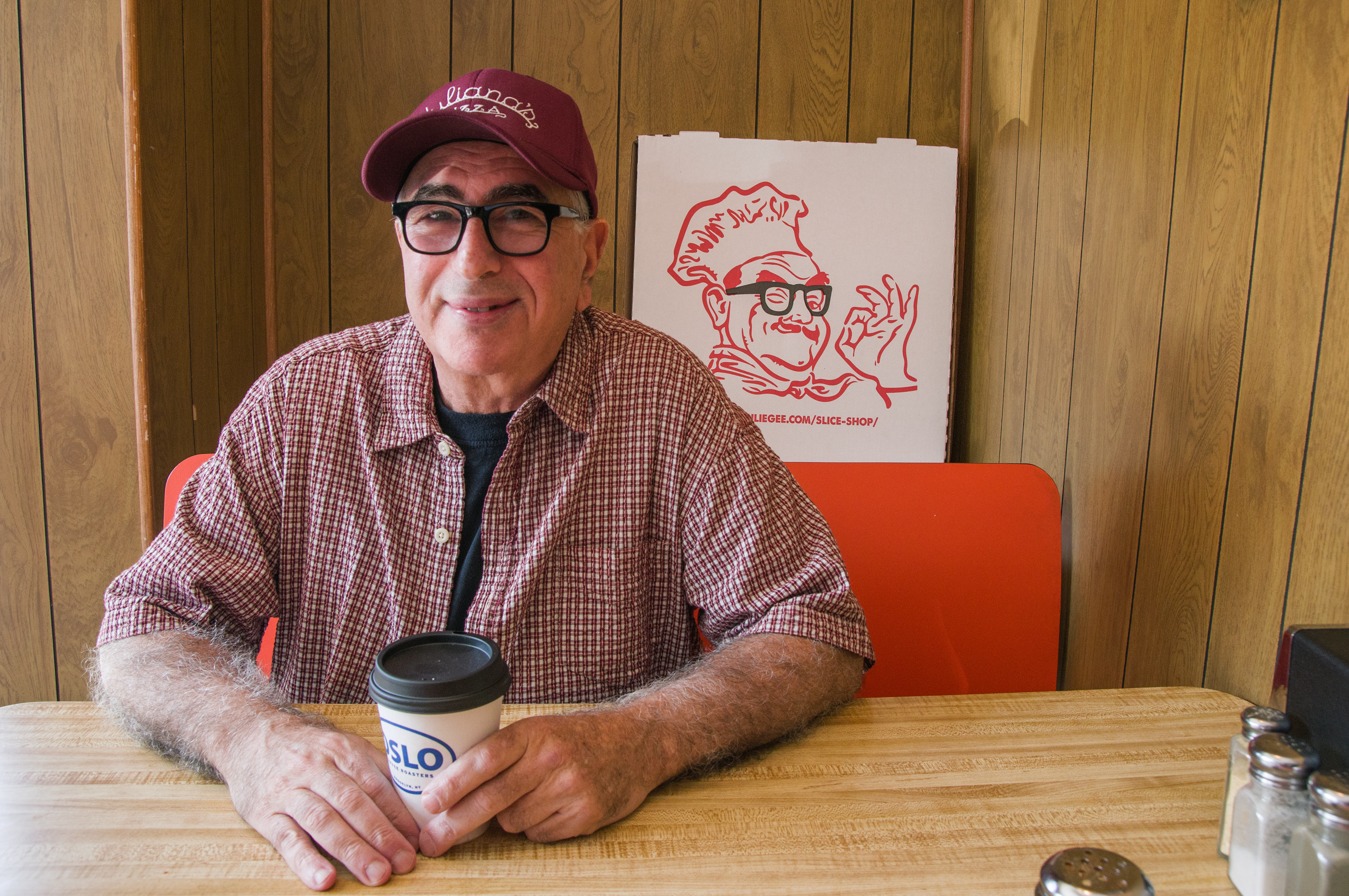 Paulie Giannone at Paulie Gee's Slice Shop in Greenpoint, Brooklyn NY
