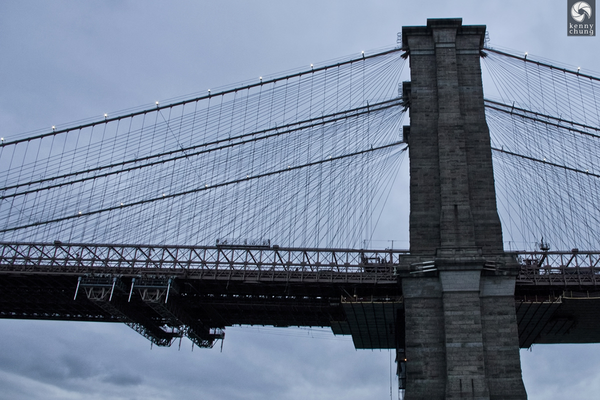 The Brooklyn Bridge during the 2012 blackout