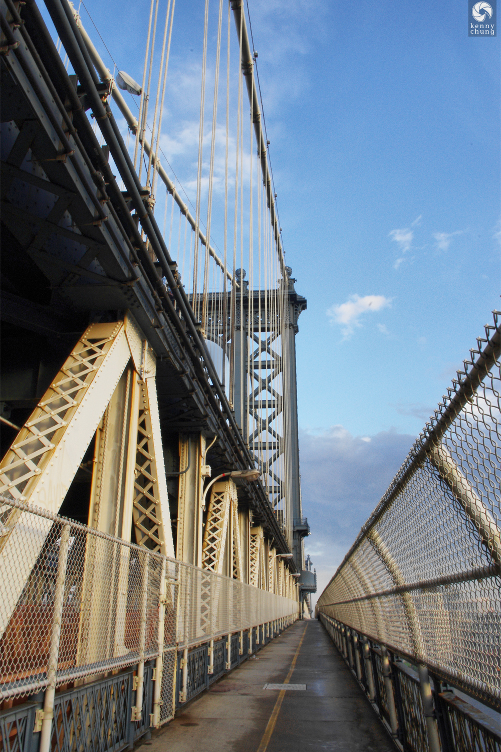 Manhattan Bridge walkway detail